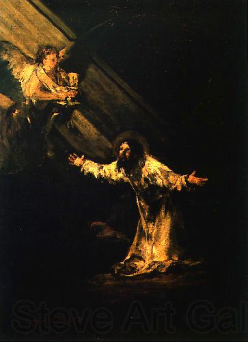 Francisco de Goya Jesus en el huerto de los olivos o Cristo en el huerto de los olivos. Spain oil painting art